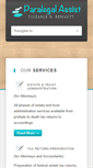 Mobile Screenshot of paralegalassistonline.com